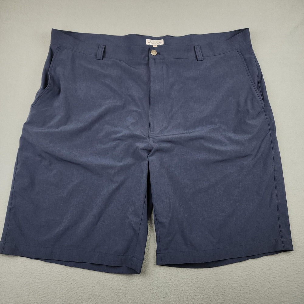 Peter Millar Shorts Mens 44 Blue Chino Performance Stretch Casual 11 Inseam
